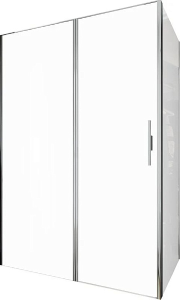 Душевой уголок Allen Brau Priority 140x100, профиль хром, стекло прозрачное