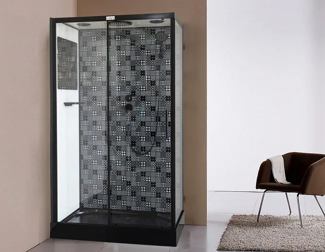 Душевая кабина Esbano Negro ESKBB1280CKR Sancos — Оригинал
