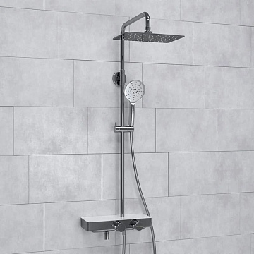 Душевая стойка Wasserkraft Aller A113.069.127.CH Thermo, с термостатом, хром