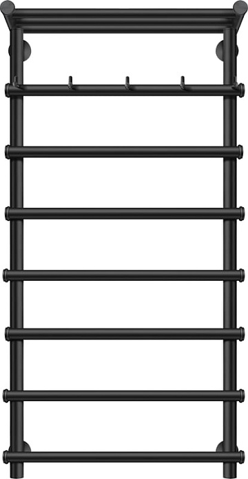 Полотенцесушитель электрический Secado Турин 1 КСП 100x60, черный, R
