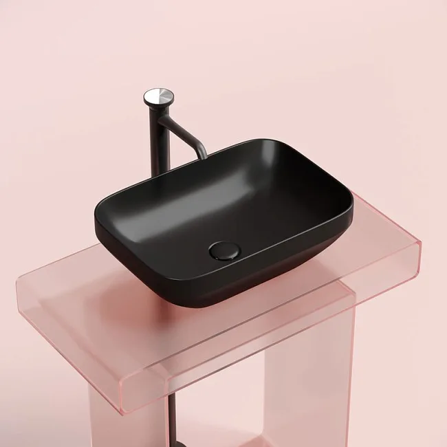 Накладная раковина Ceramicanova Element CN6055MB черная матовая Sancos — Оригинал