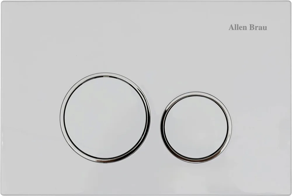 Кнопка смыва Allen Brau Priority 9.20001.20 белая глянец Sancos — официальный сайт
