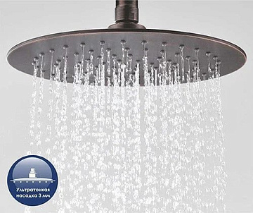 Душевая стойка Wasserkraft A041, темная бронза