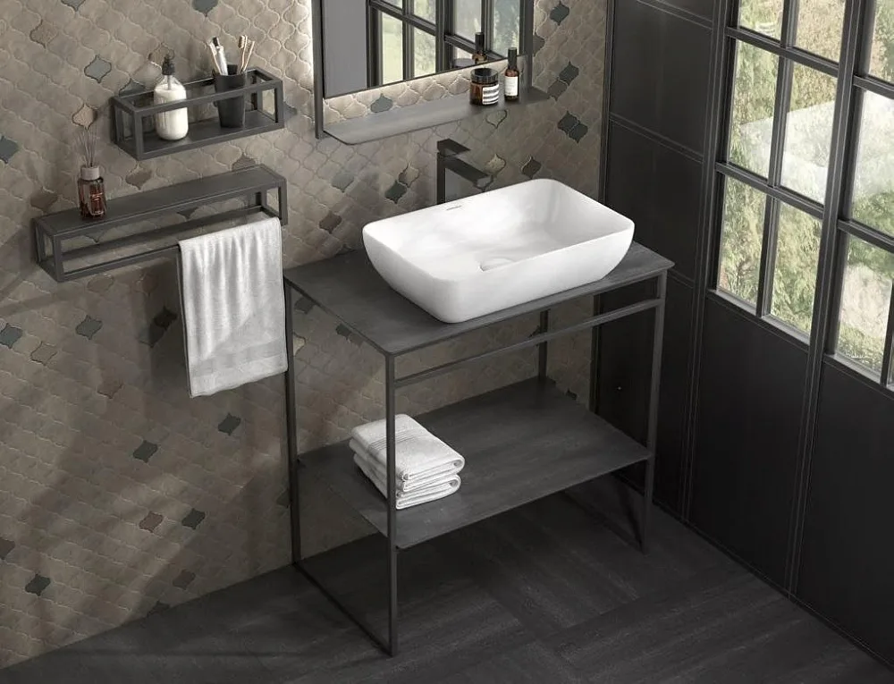 Накладная раковина KERAMA MARAZZI Plaza PLR.wb.55 Sancos — официальный сайт