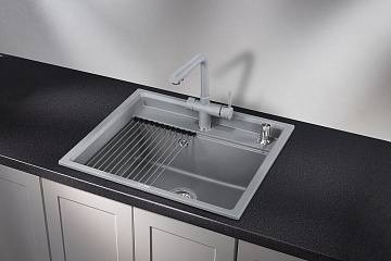 Мойка кухонная Granula Kitchen Space 6003, алюминиум