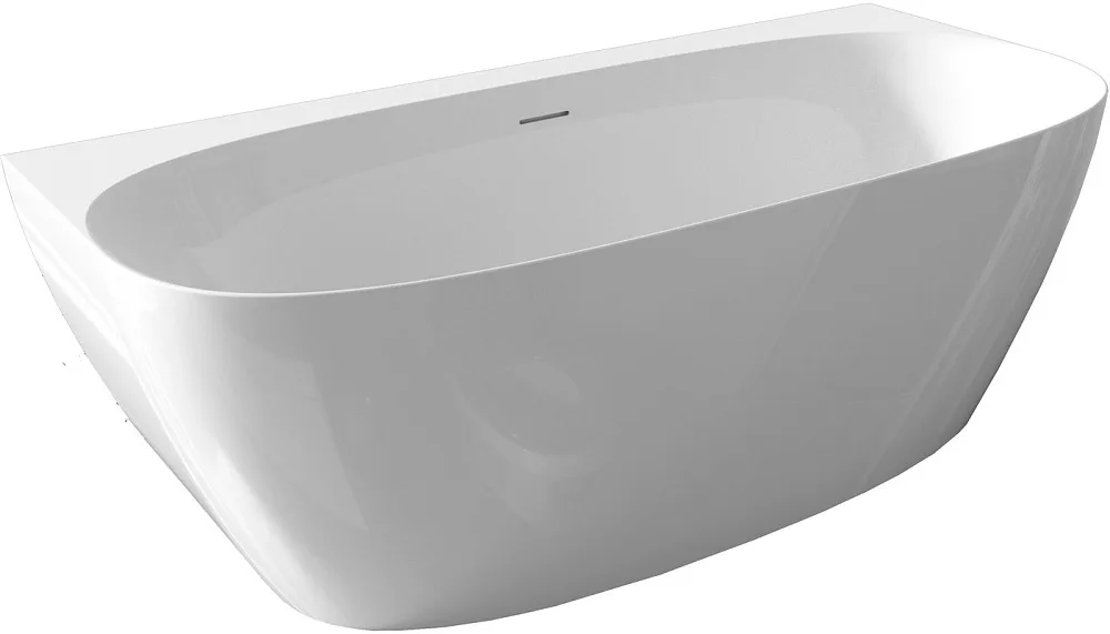 Акриловая ванна Riho Omega B2W B094001005 170x80 см, пристенная, белая, овальная, на ножках Sancos — официальный сайт