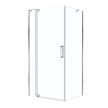 Душевой уголок Cezares Slider SLIDER-AH-1-80-100/110-C-Cr 80х110 см, профиль хром, стекло прозрачное