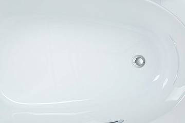 Отдельностоящая ванна Allen Brau Priority 2 170x80 см, белая матовая, 2.31002.21
