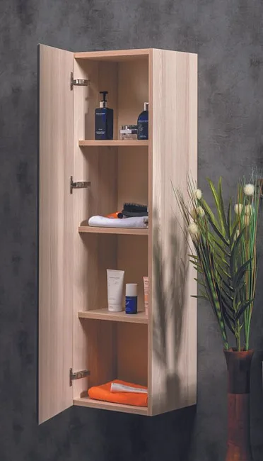 Шкаф-пенал для ванной Armadi Art Capolda light wood Sancos — Оригинал