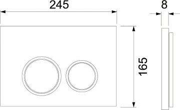 Система инсталляции для унитазов TECE TECEspring S401204, 4 в 1 с кнопкой смыва черный матовый