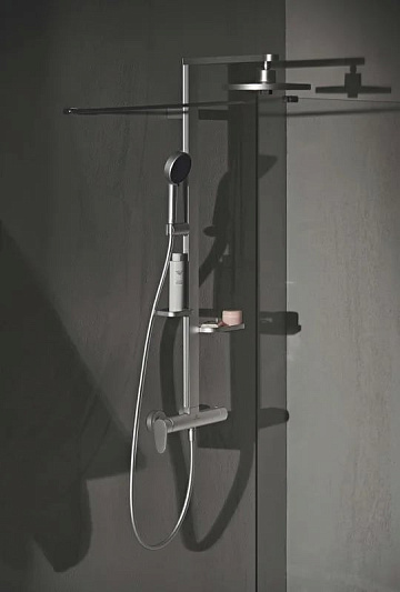 Душевая стойка Ideal Standard Alu+ BD584SI, silver