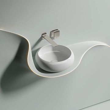 Накладная раковина Ceramicanova Element CN6050 белая глянцевая