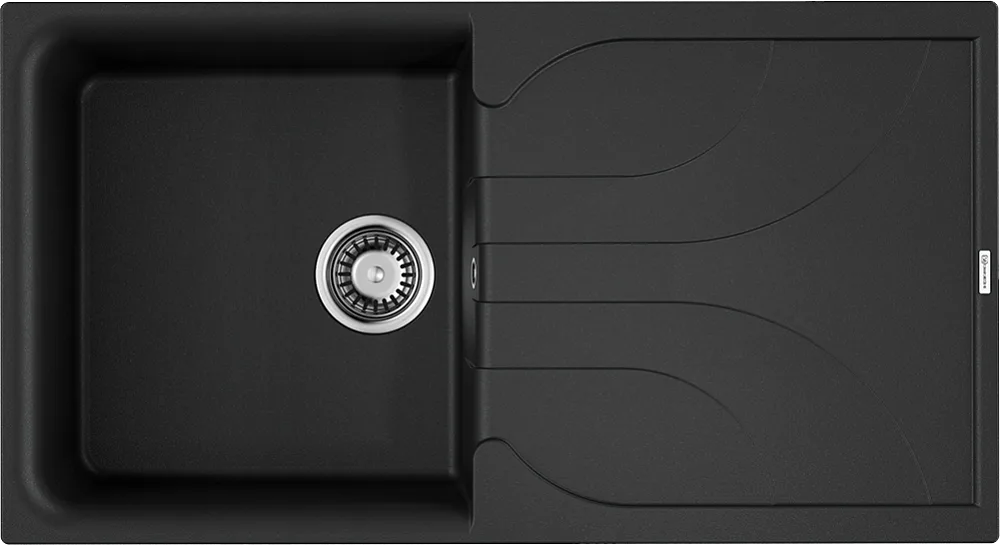Мойка кухонная Omoikiri Yasugata 100-BL чёрная Sancos — официальный сайт