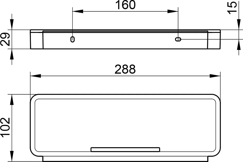 Полка Keuco Plan 14959 хром, черная Sancos — официальный сайт