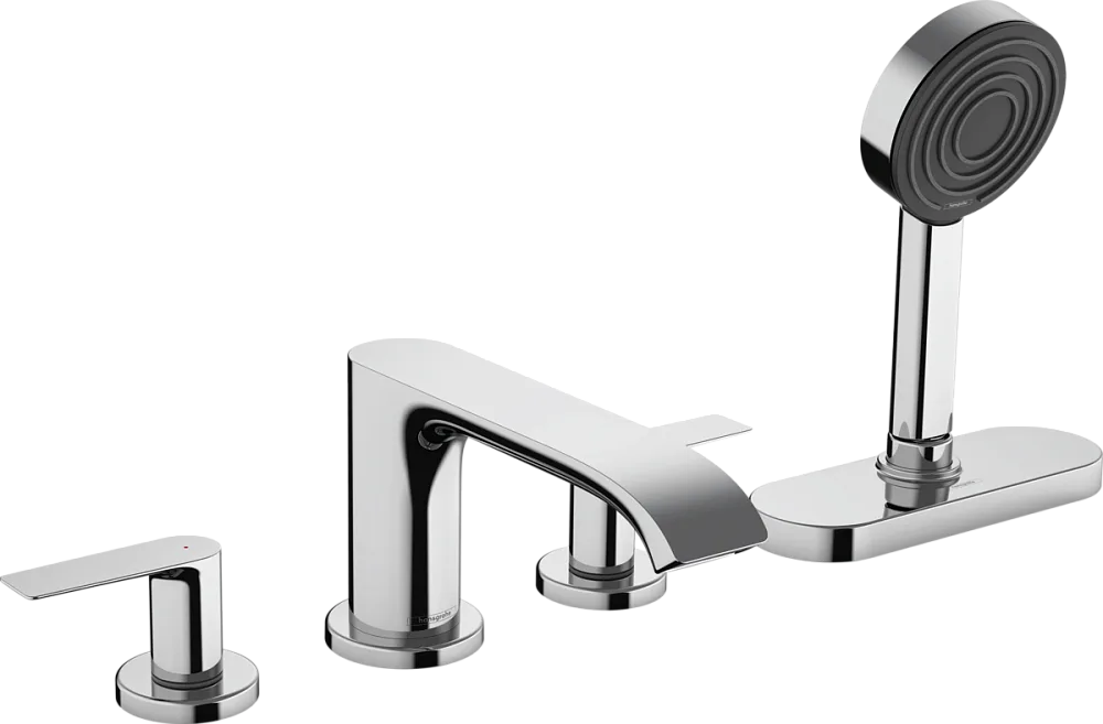 Смеситель на борт ванны Hansgrohe Vivenis 75444000, хром Sancos — официальный сайт