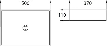 Накладная раковина Art&Max AM-78570B-50 белая