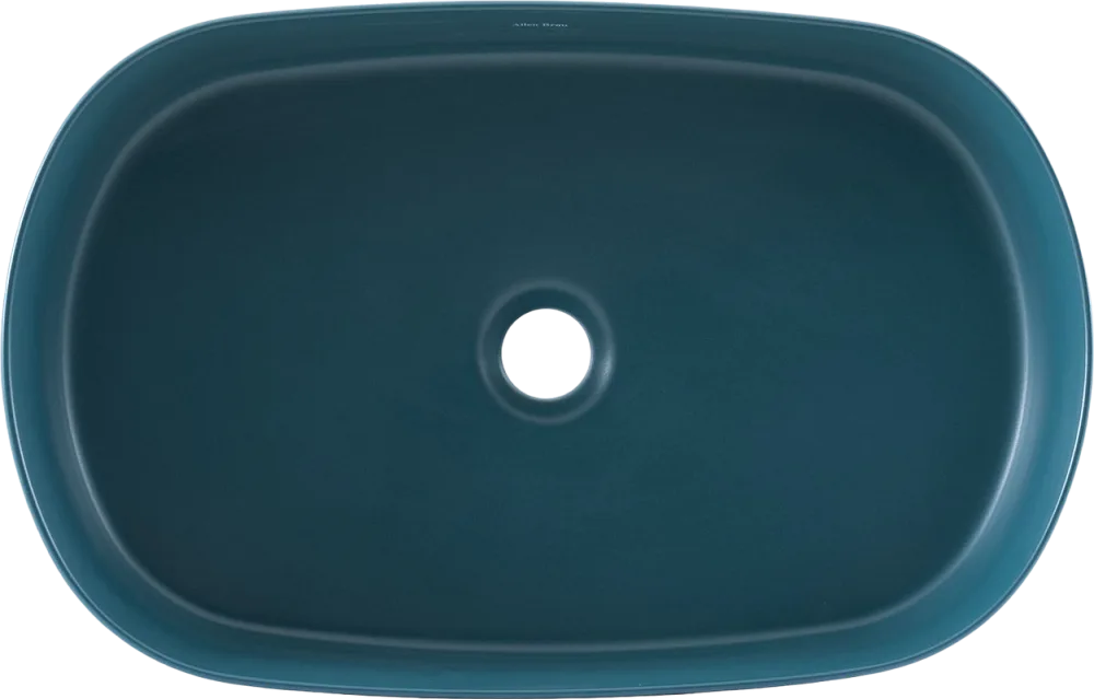 Накладная раковина Allen Brau Fantasy Oval 55x36, петроль Sancos — официальный сайт