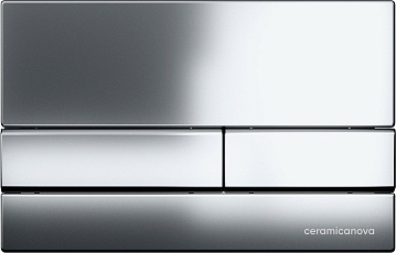 Система инсталляции для унитазов Ceramicanova Envision Flat CN1002CH, кнопка хром