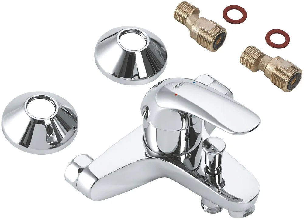 Смеситель для ванны с душем Grohe Euroeco 32743000 Sancos — официальный сайт