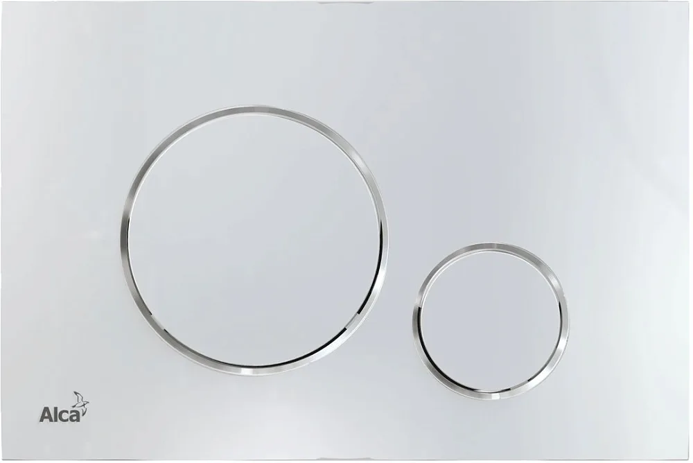 Кнопка смыва AlcaPlast Thin THIN M671 хром глянцевый Sancos — официальный сайт