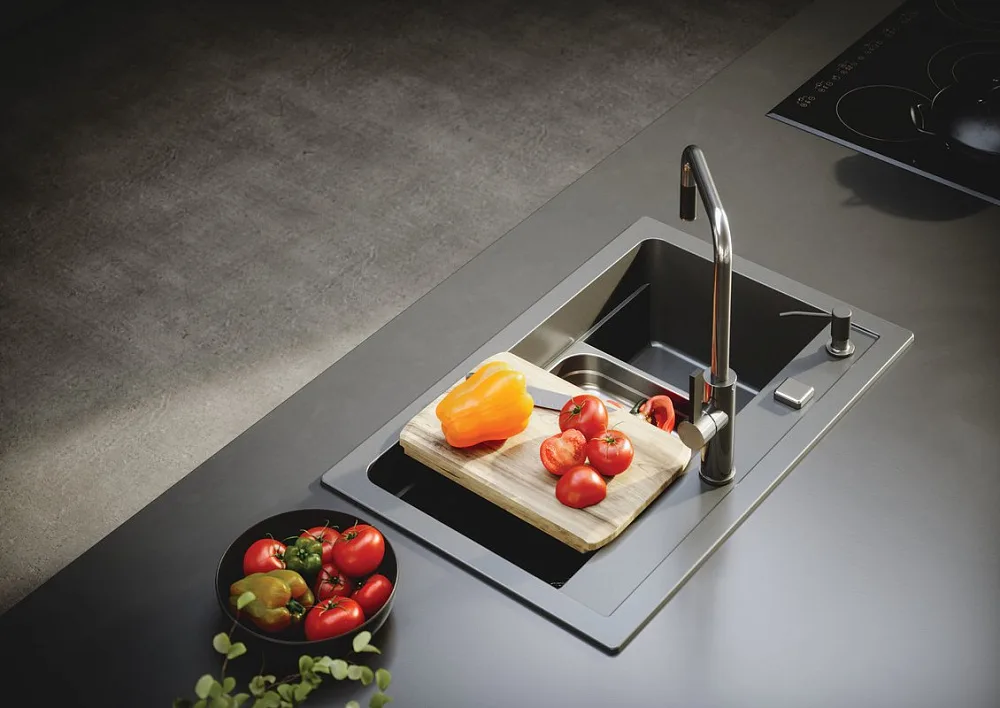Смеситель для кухни Alveus Romi 1132176 хром Sancos — официальный сайт