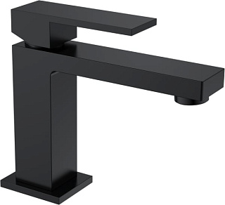 Смеситель для раковины Boheme Qubic 471-B matt black