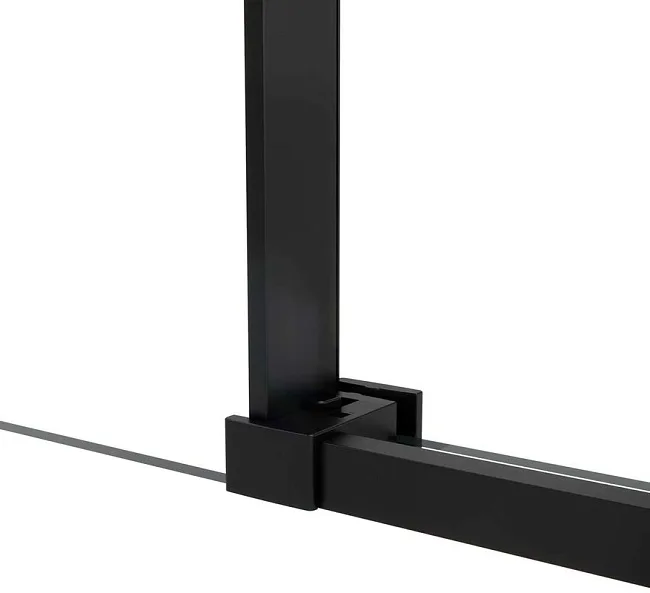 Душевой уголок Vincea Slim Soft VSR-1SS9012CLB 120x90, профиль черный, стекло прозрачное Sancos — Оригинал