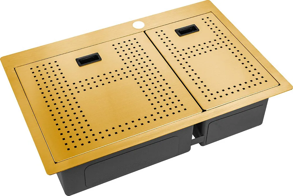 Мойка кухонная Zorg Master N-78-2-52-L Bronze Sancos — официальный сайт