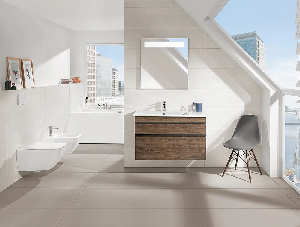Биде подвесное Villeroy & Boch Venticello 44110001 альпийский белый Sancos — официальный сайт