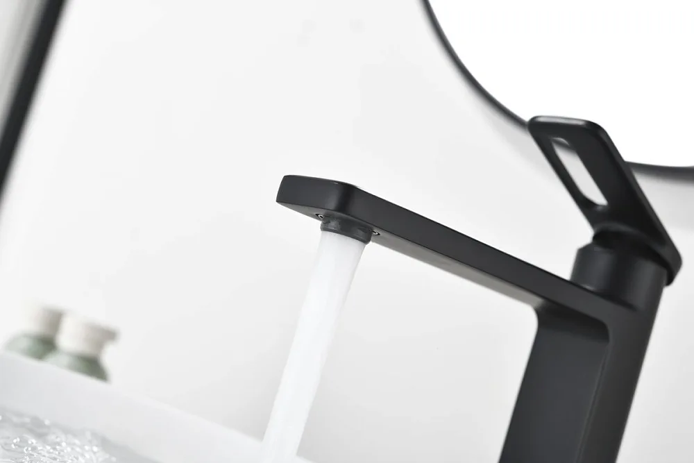 Смеситель для раковины Black&White Gravity 7203MB matt black Sancos — официальный сайт