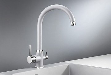 Смеситель для кухни Granula 2168, алюминиум
