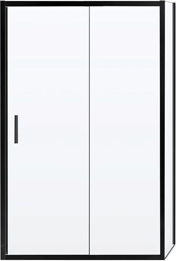 Душевой уголок Vincea Garda VSR-1G1015CLB 150x100 см, профиль черный, стекло прозрачное