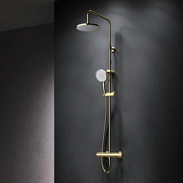 Душевая стойка AM.PM X-Joy F0785A499, золото