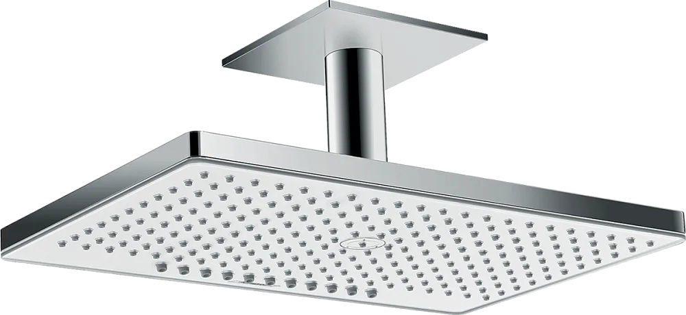 Верхний душ Hansgrohe Rainmaker Select 460 24004400 белый - хром Sancos — официальный сайт