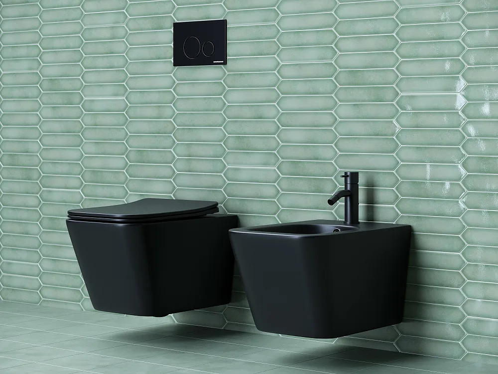Биде подвесное Ceramicanova Metric CN3008MB Sancos — официальный сайт