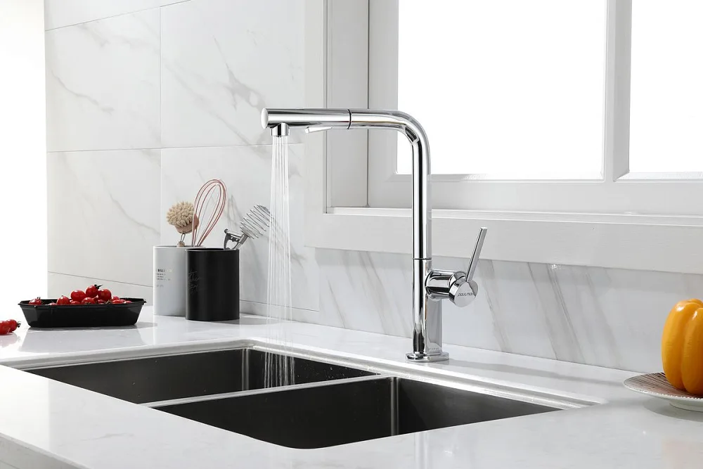 Смеситель для кухни Paulmark Neo Ne214419-CR, хром Sancos — официальный сайт