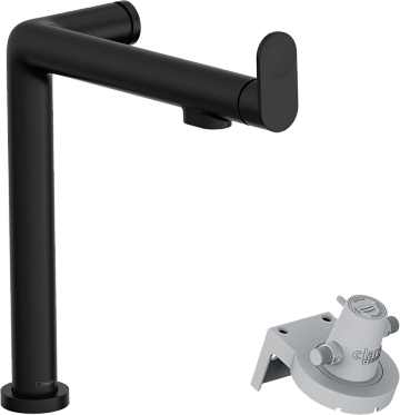 Смеситель для кухни Hansgrohe Aqittura M91 76804670 матовый черный