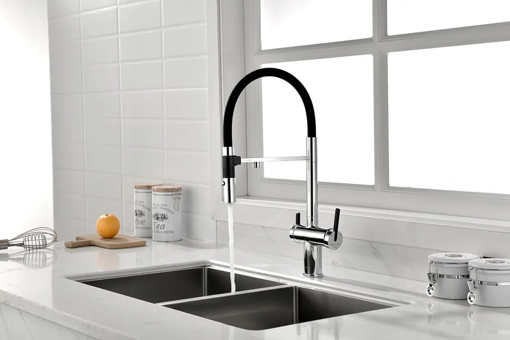 Смеситель для кухни Paulmark Gravity Gr213888-CR, хром Sancos — официальный сайт