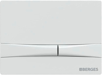 Система инсталляции для унитазов Berges Novum F4, с кнопкой смыва, белая soft touch