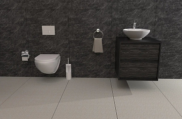 Система инсталляции для унитазов Berges Novum 040214, с кнопкой смыва, белая Soft Touch