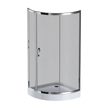 Душевой уголок AM.PM Like W83UG-315-090CG 90x90 профиль хром, стекло тонированное