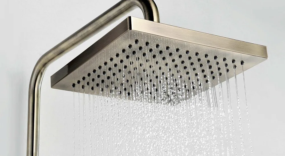 Душевая стойка Wasserkraft A040, светлая бронза Sancos — официальный сайт