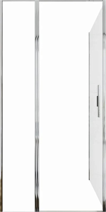 Душевой уголок Allen Brau Priority 100x90, профиль хром, стекло прозрачное