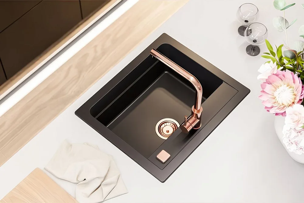 Смеситель для кухни Alveus Zeos 1136502 медь Sancos — официальный сайт
