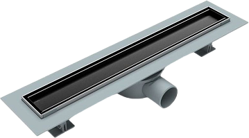 Душевой трап (лоток) Esbano Eco Tile 50 cм, матовый черный