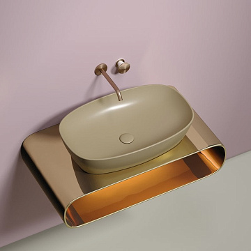 Накладная раковина Ceramicanova Element CN6049MC капучино матовая