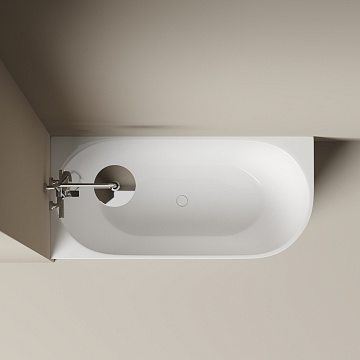 Акриловая ванна Sancos Edge 170x80 см, левая, FB23L