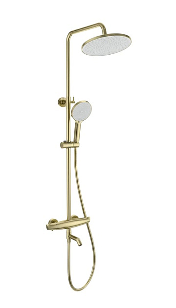 Душевая стойка Wonzon & Woghand CAPSULE WW-B3031-A2-BG, брашированное золото