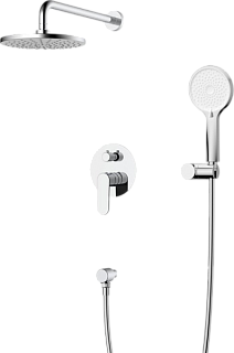 Душевой комплект Cezares Stylus STYLUS-DSET-01, С ВНУТРЕННЕЙ ЧАСТЬЮ, хром