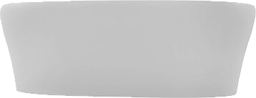 Ванна из искусственного камня Allen Brau Krion Neo XL 180x80 см, отдельностоящая, матовая белая, ова